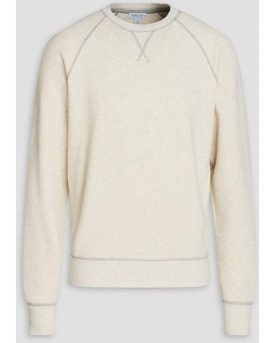 Sunspel French Cotton-terry Sweatshirt - White