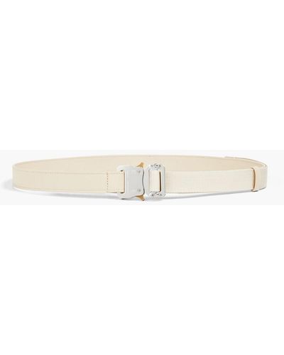 1017 ALYX 9SM Rollercoaster Leather Belt - Natural