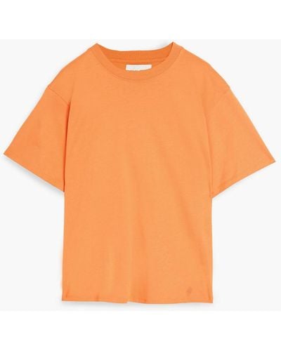 Loulou Studio Telanto Pima Cotton-jersey T-shirt - Orange