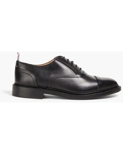 Thom Browne Leather Oxford Shoes - Black
