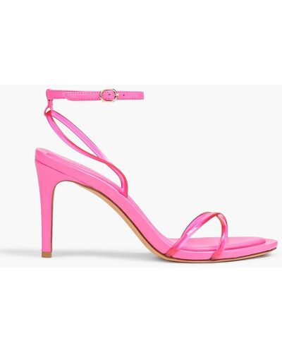 Alexandre Birman Elisa sandalen aus leder und pvc - Pink