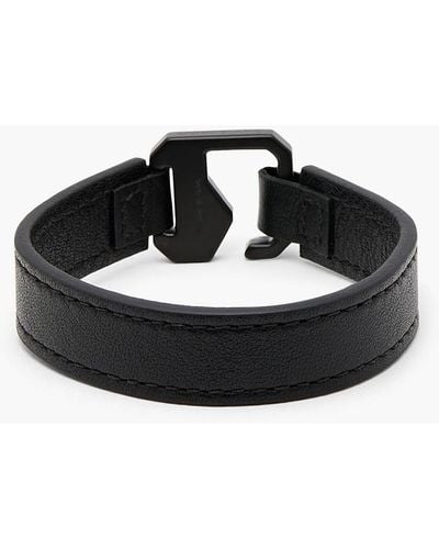 Montblanc Leather Bracelet - Black