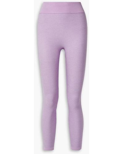 CORDOVA Andora Stretch-knit leggings - Purple