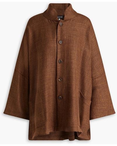 Eskandar Alpaca-blend Tweed Jacket - Brown