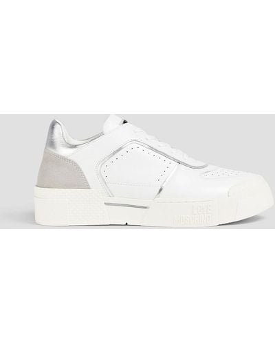 Love Moschino Leather Sneakers - White