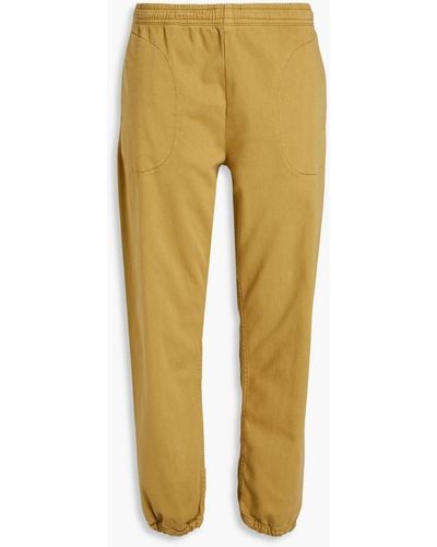 Rag & Bone Aron Cotton-blend Tapered Trousers - Yellow