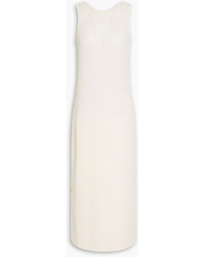 Seafolly Dreamcatcher strandkleid aus häkelstrick - Weiß