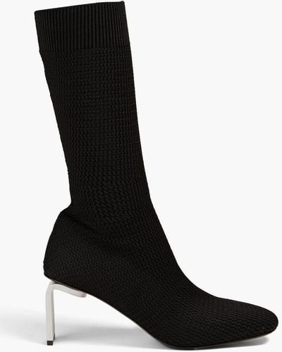 Jil Sander Stretch-knit Sock Boots - Black