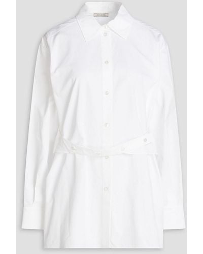 Nina Ricci Cotton-poplin Shirt - White
