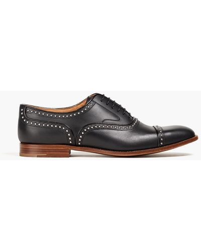 Church's Anna Studded Leather Brogues - Black