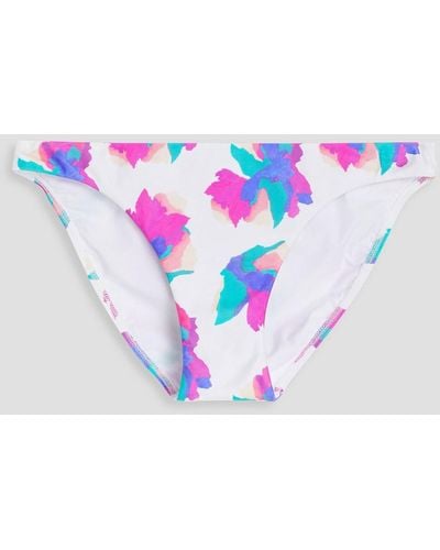 ViX Tief sitzendes bikini-höschen mit print - Blau