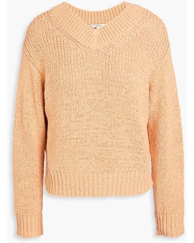 Vince Cotton-blend Sweater - White