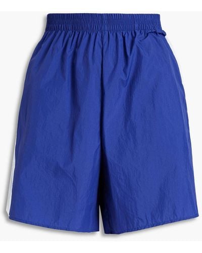 Rag & Bone Penn zweifarbige shorts aus shell - Blau