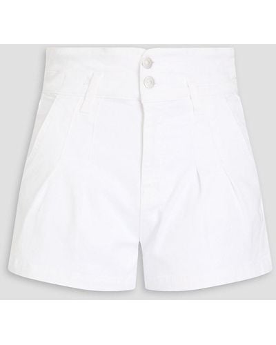 Veronica Beard Jaylen Denim Shorts - White