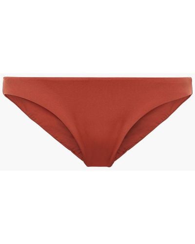 Seafolly Mid-rise Bikini Briefs - Red