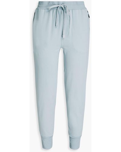 Monrow Stretch-jersey Track Trousers - Blue