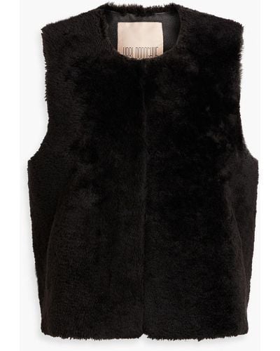 Karl Donoghue Shearling Vest - Black