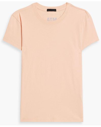 ATM T-shirt aus baumwoll-jersey - Pink