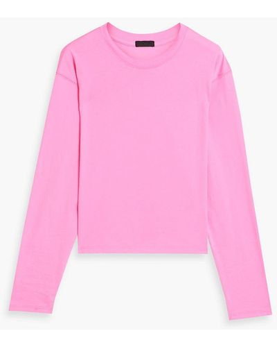 ATM Cotton-jersey Top - Pink