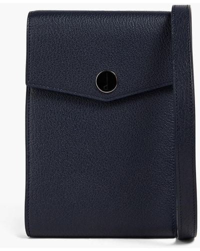 Dunhill Duke Pebbled-leather Pouch - Blue