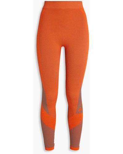 Y-3 Jacquard leggings - Orange