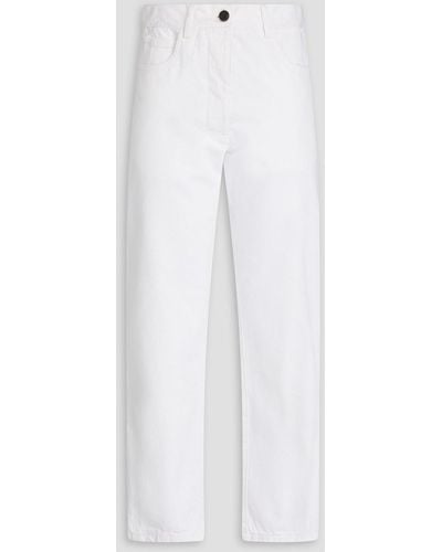 Giuliva Heritage High-rise Straight-leg Jeans - White