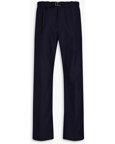 Dunhill Wool-blend Ripstop Trousers - Blue