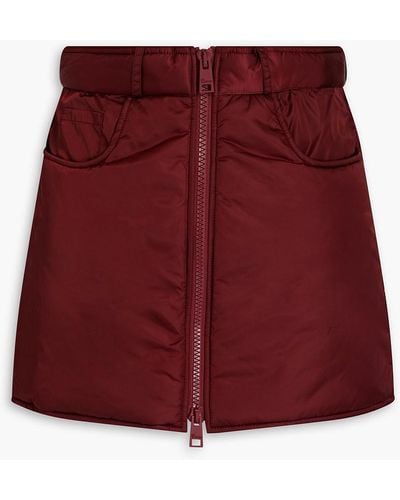 RED Valentino Shell Mini Skirt - Red