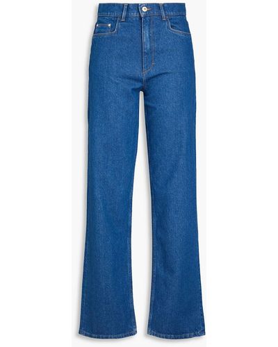 Wandler Chamomile High-rise Tapered Jeans - Blue
