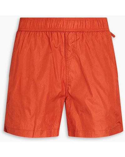 Onia Mid-length Swim Shorts - Red