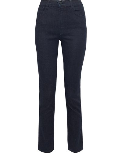 J Brand Ruby High-rise Slim-leg Jeans - Blue