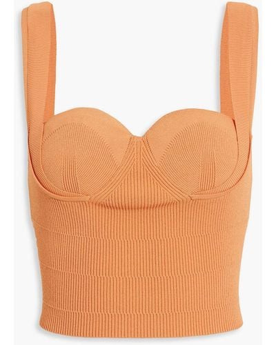 Altuzarra Ribbed-knit Top - Orange