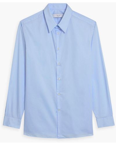 IRO Adler Cotton-poplin Shirt - Blue