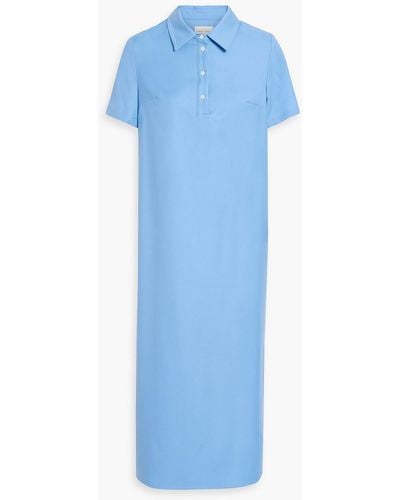 Loulou Studio Bira Wool-twill Midi Shirt Dress - Blue