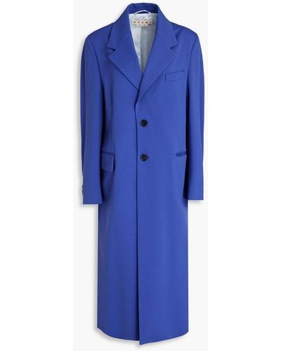 Marni Crepe Coat - Blue