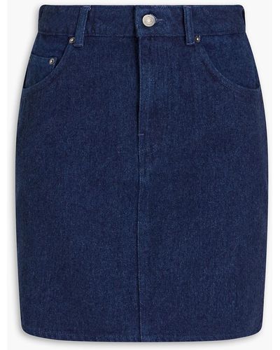 American Vintage Kanifield Denim Mini Skirt - Blue