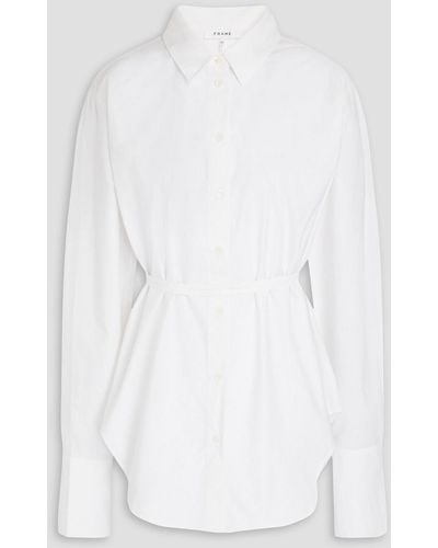 FRAME Cotton-poplin Shirt - White