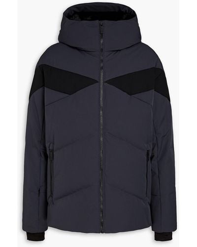 Fusalp Baqueira Quilted Hooded Down Ski Jacket - Blue