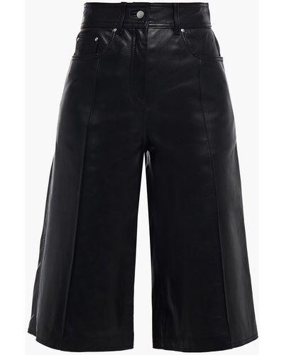 Stand Studio Leather Shorts - Black