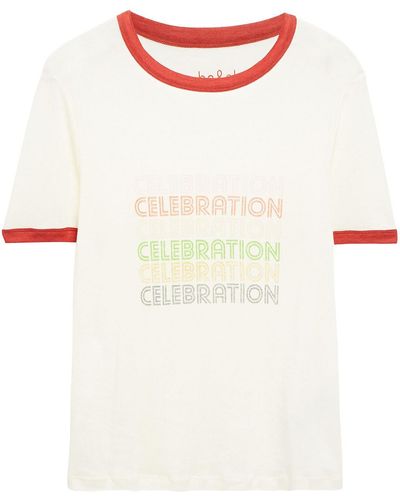 Ba&sh Tenley Printed Cotton-blend Jersey T-shirt - Multicolor