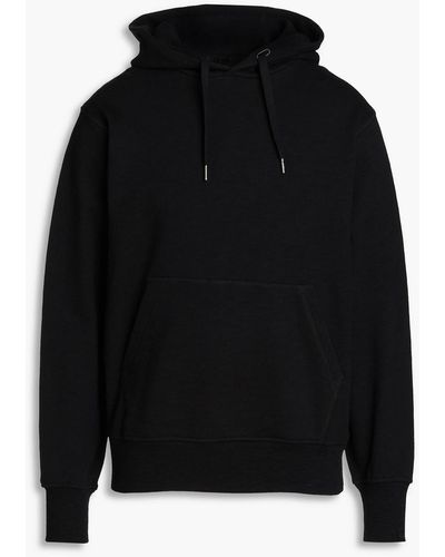 Rag & Bone Damon French Cotton-terry Hoodie - Black