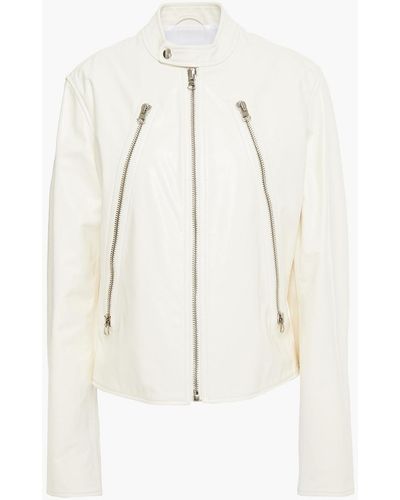MM6 by Maison Martin Margiela Leather jackets for Women | Online 