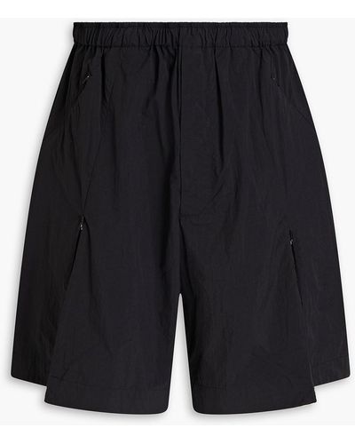Y-3 Shorts aus shell mit reißverschlussdetails - Schwarz