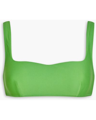 Nanushka Lona Bikini Top - Green
