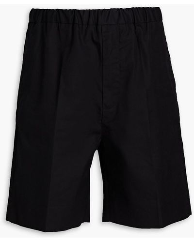 John Elliott Meyer Cotton-twill Shorts - Black