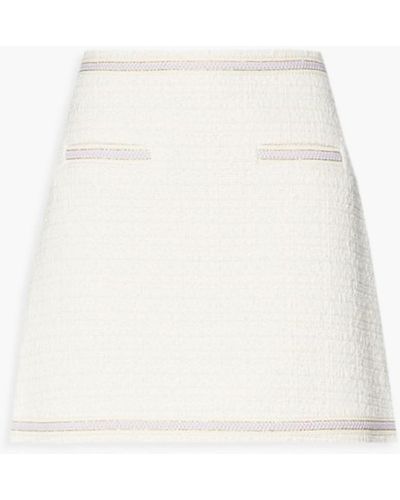 Maje Cotton-blend Tweed Mini Skirt - Multicolour