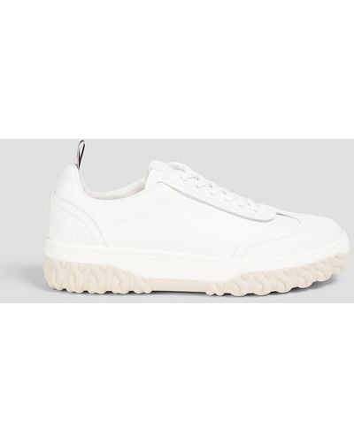 Thom Browne Field Leather Trainers - White