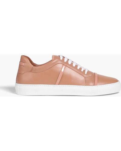 Malone Souliers Deon Leather Trainers - Pink