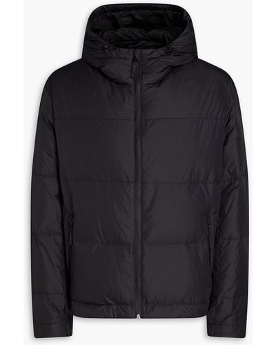 Aztech Mountain Hudson Street Quilted Shell Hooded Jacket - Black