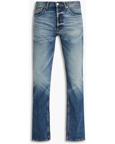 Sandro Slim-fit Faded Denim Jeans - Blue